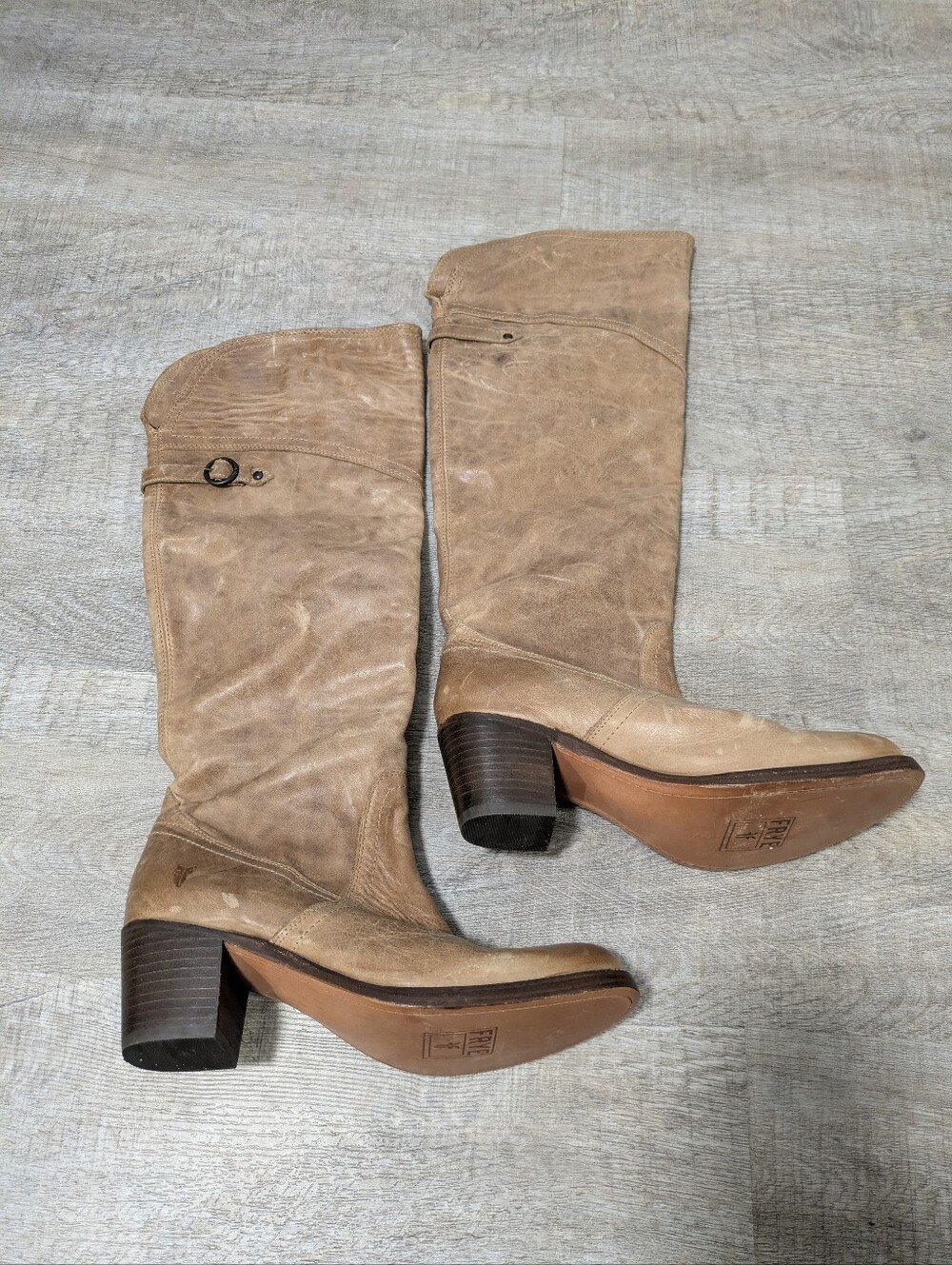 Frye Jane Tall Cuff Over-the-Knee Boots Size  8.5